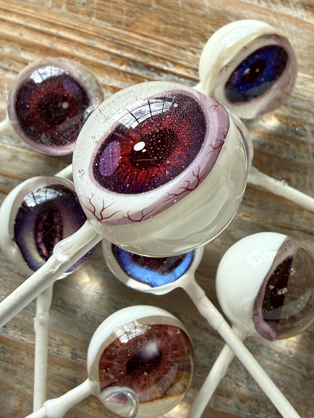 Realistic Eyeball Lollipops