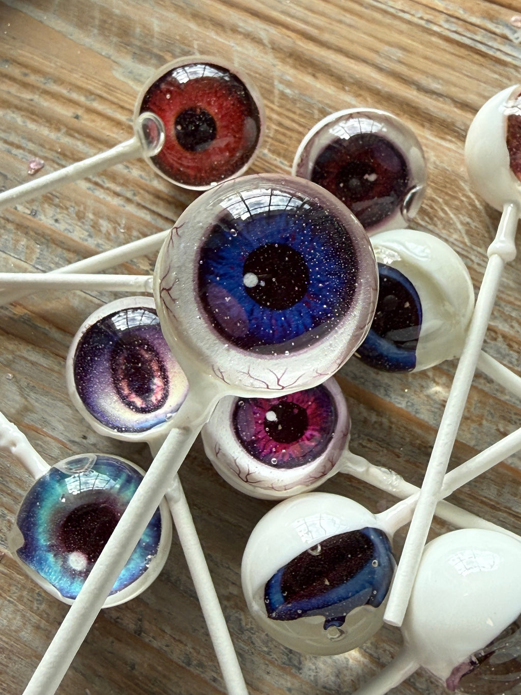 Realistic Eyeball Lollipops