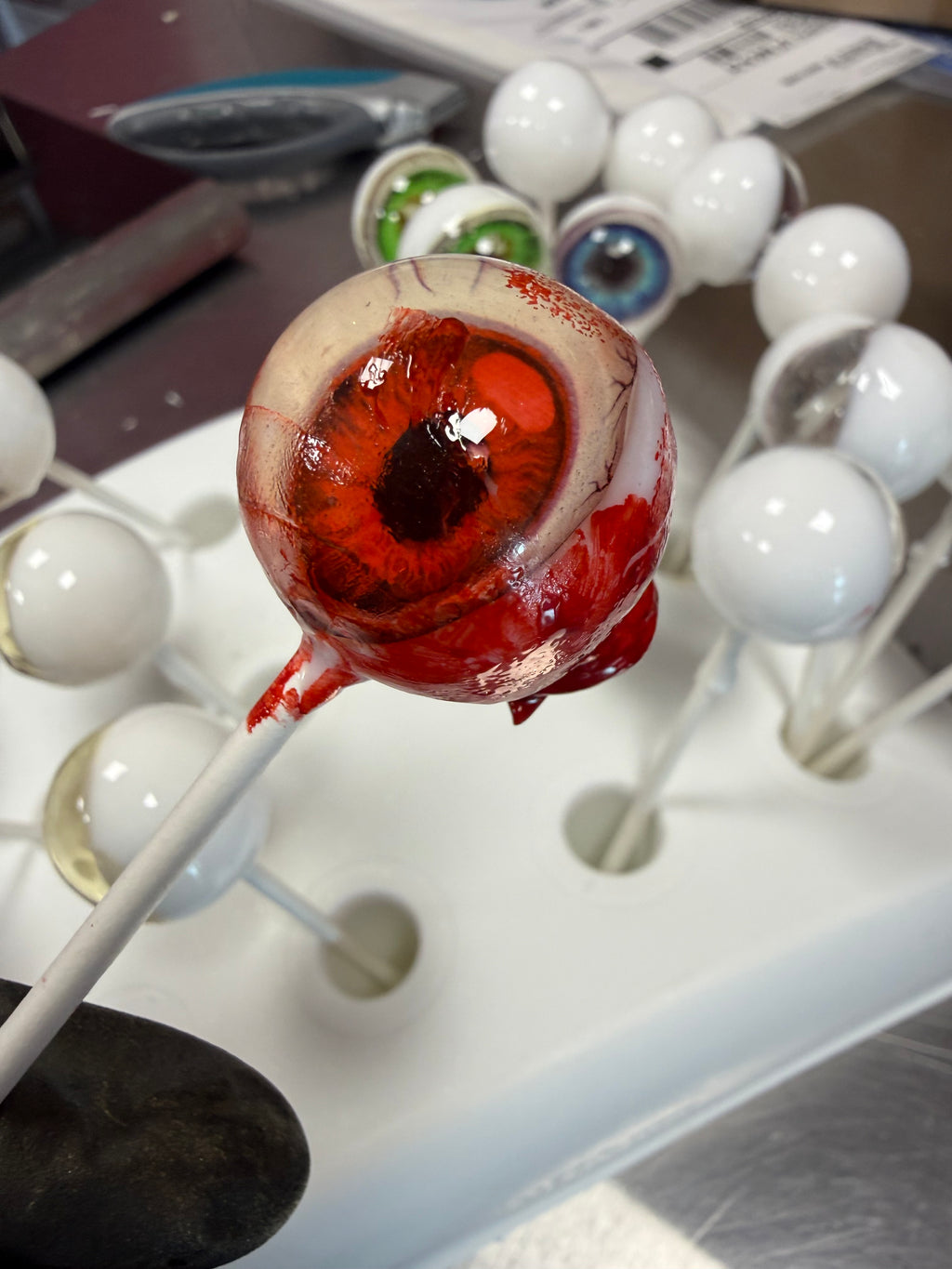 Realistic Eyeball Lollipops