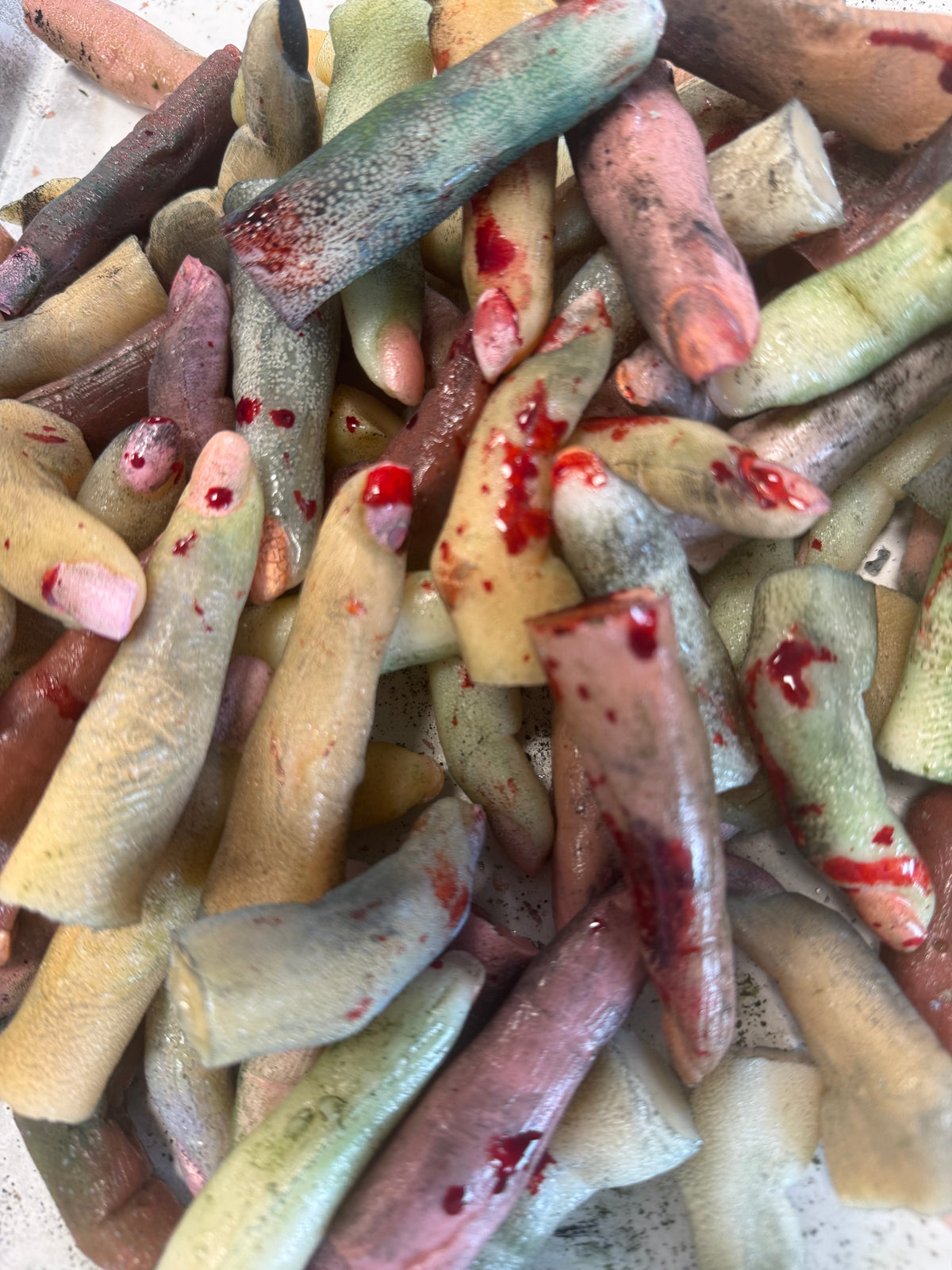Realistic Candy Fingers in an Evidence Bag