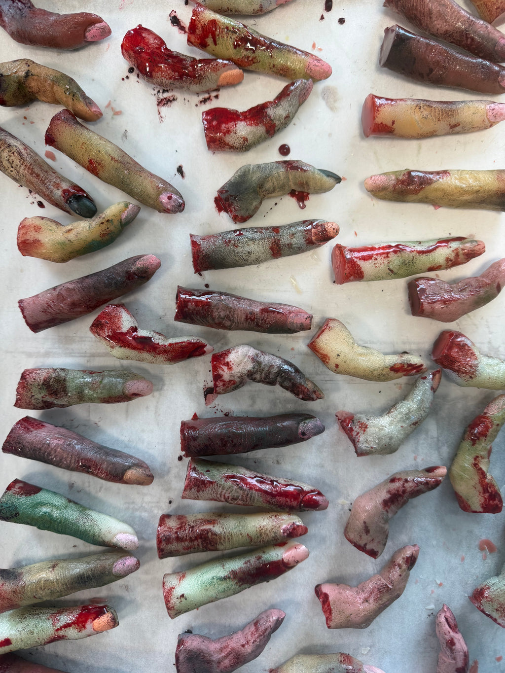 Realistic Candy Fingers in an Evidence Bag