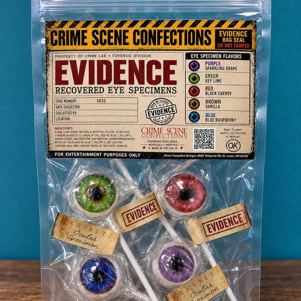 Realistic Eyeball Lollipops